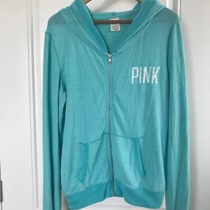 PINK zip up hoodie